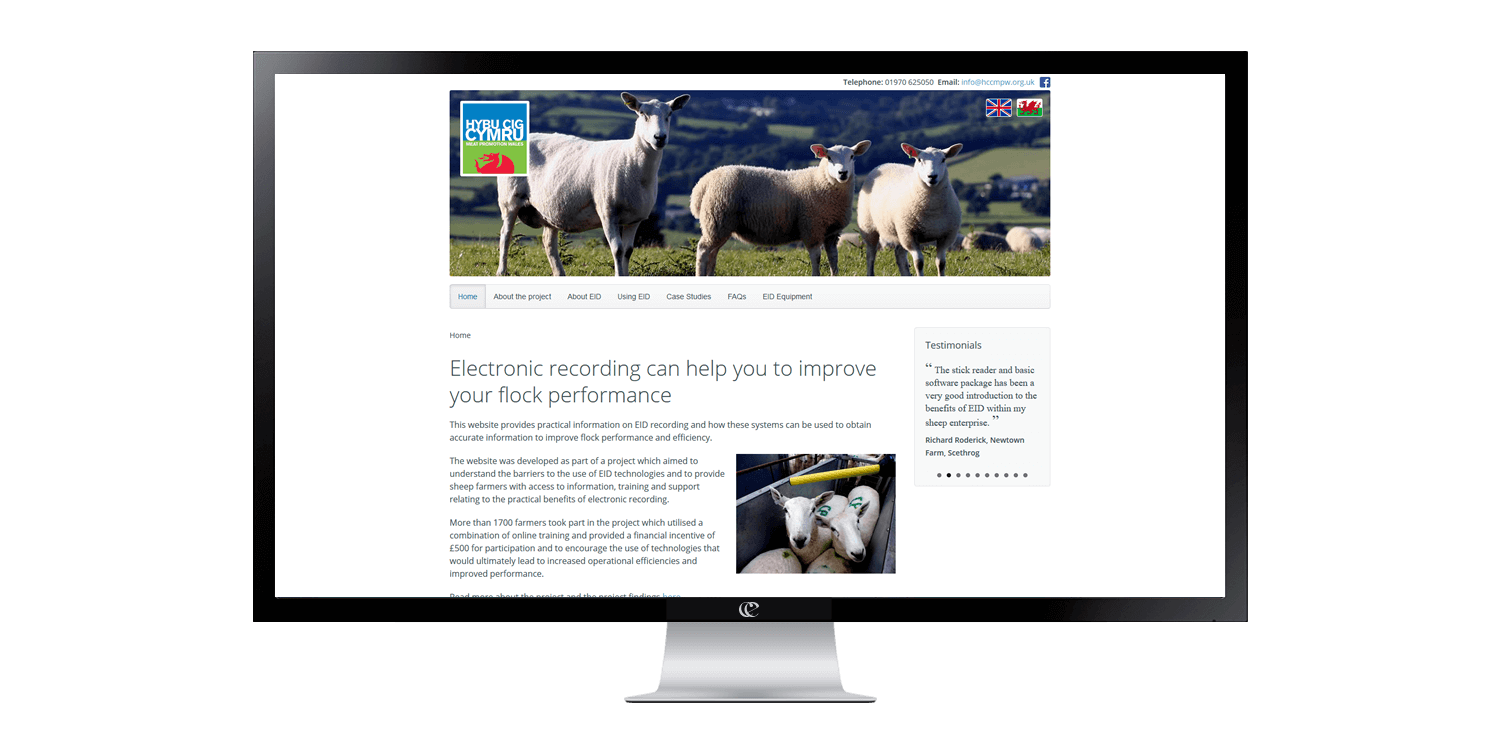 Ewe manage IT website design and development by create/enable on a desktop.